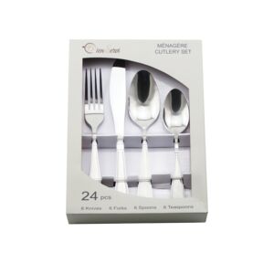 Bien Servi 24-Piece Menagere Cutlery Set Silver Bien Servi 24-Piece Menagere Cutlery Set Silver